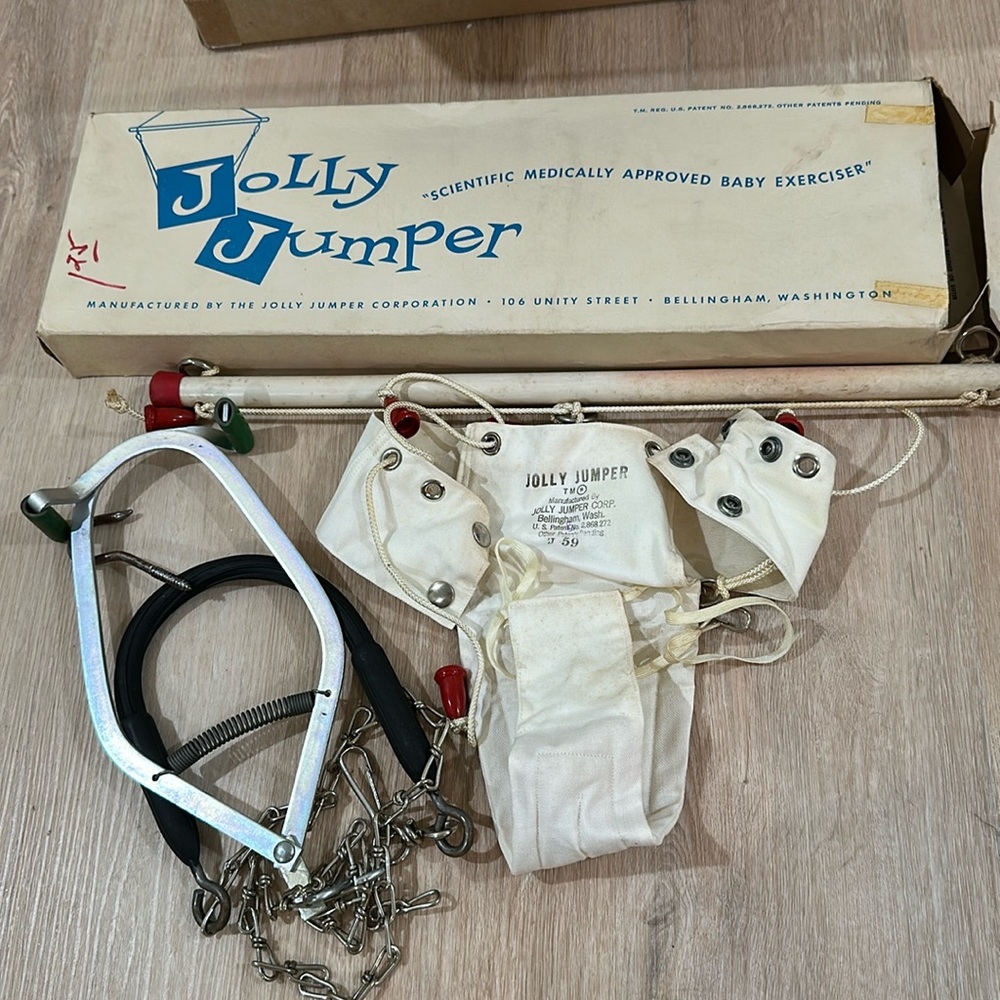 Vintage! Jolly Jumper baby exerciser antique